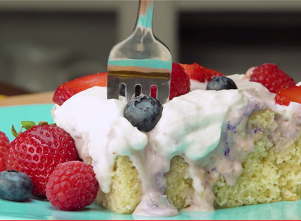 California Berry Tres Leches Cake