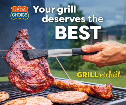 Your grill deserves the best! USDA choice meat.