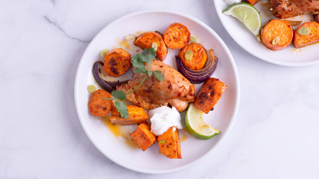 Sheet Pan Dinner Chili Paste Chicken