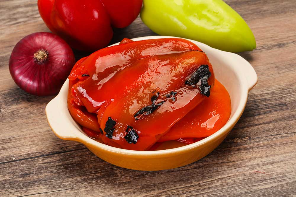Grilled Red Bell Pepper