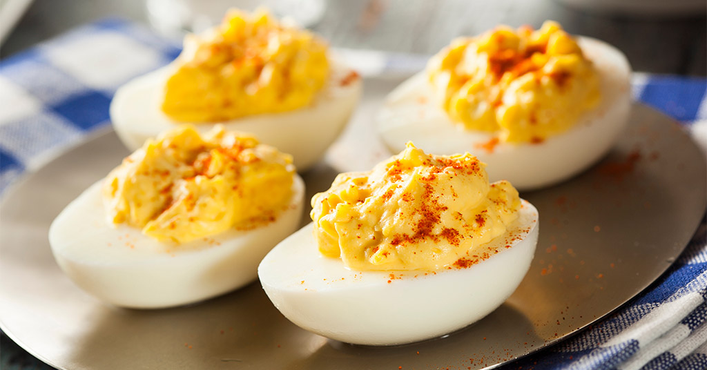 Photo of Deviled Eggs and Chili Powder