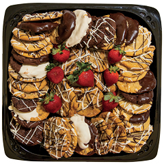Catering Gourmet Dipped Cookie Party Dessert Tray