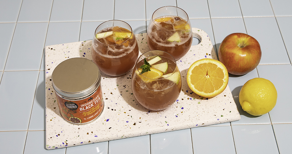 Mixed fruit sangria iced tea.