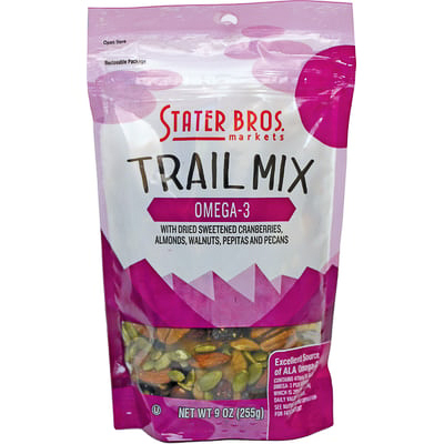 Stater Bros. Markets Omega 3 trail mix.