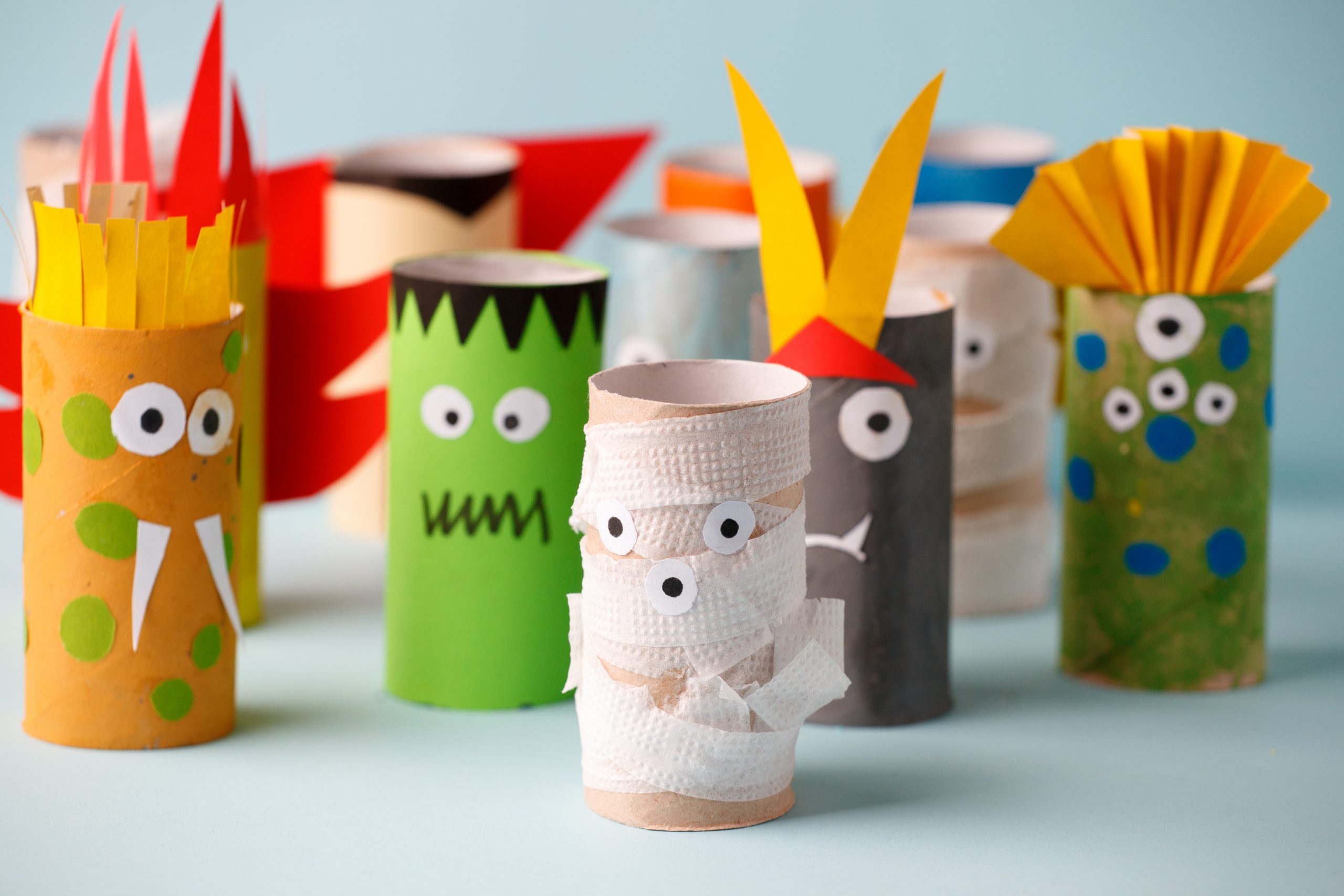 A Not So Scary Halloween Mummy Craft for Kids