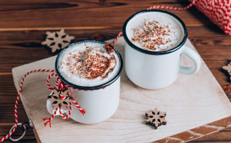 Hot chocolate with ingredients from Stater Bros. Markets.