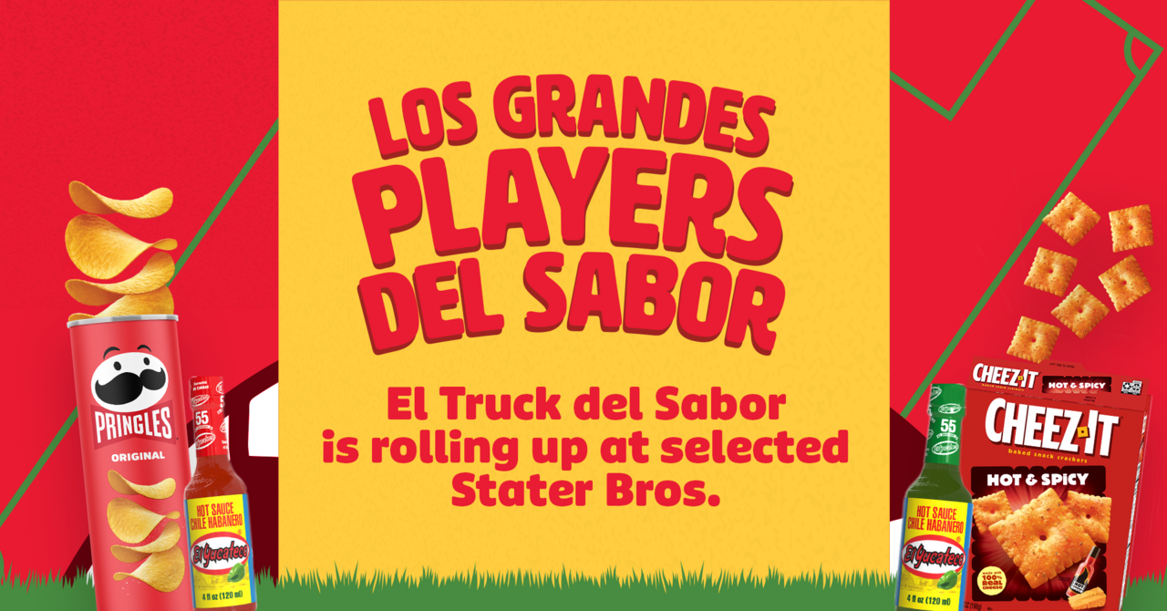 Find the Pringles Truck at select Stater Bros. Markets.